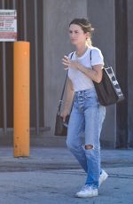 ADDISON TIMLIN Leaves a Natural Wine Store in Los Angeles 08/27/2024