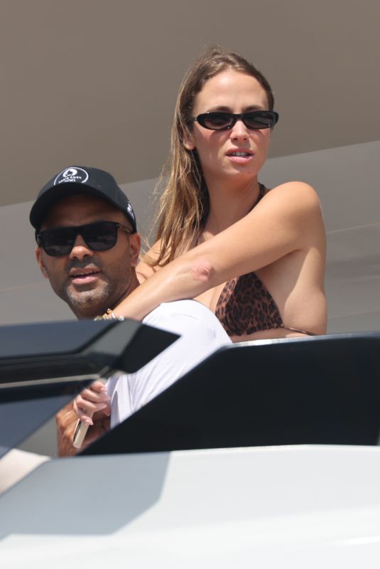 AGATHE TEYSSIER and Tony Parker at a Yacht in Saint-Tropez 08/05/2024