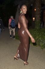 AJ ODUDU Arrives at Belvedere Restaurant in Holland Park in London 08/14/2024