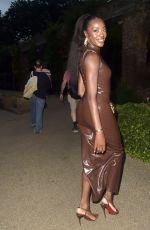 AJ ODUDU Arrives at Belvedere Restaurant in Holland Park in London 08/14/2024