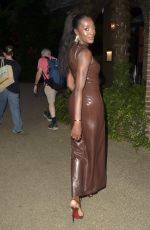 AJ ODUDU Arrives at Belvedere Restaurant in Holland Park in London 08/14/2024