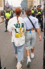 ALEX SCOTT and JESS GLYNNE Out at Notting Hill Carnival 08/26/2024