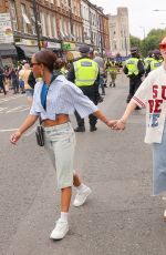 ALEX SCOTT and JESS GLYNNE Out at Notting Hill Carnival 08/26/2024