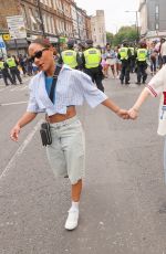 ALEX SCOTT and JESS GLYNNE Out at Notting Hill Carnival 08/26/2024
