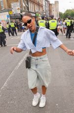 ALEX SCOTT and JESS GLYNNE Out at Notting Hill Carnival 08/26/2024