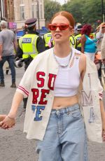 ALEX SCOTT and JESS GLYNNE Out at Notting Hill Carnival 08/26/2024