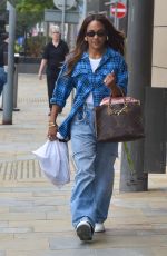 ALEX SCOTT Leaves BBC Studios After Filming Football Focus in Manchester 08/17/2024