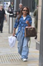 ALEX SCOTT Leaves BBC Studios After Filming Football Focus in Manchester 08/17/2024