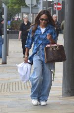 ALEX SCOTT Leaves BBC Studios After Filming Football Focus in Manchester 08/17/2024