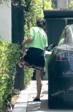 ALIA SHAWKAT Arrives at a Friend