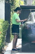 ALIA SHAWKAT Arrives at a Friend