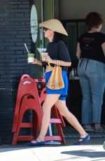 ALIA SHAWKAT Out for Drinks and Lunch To-go in Los Feliz 08/06/2024