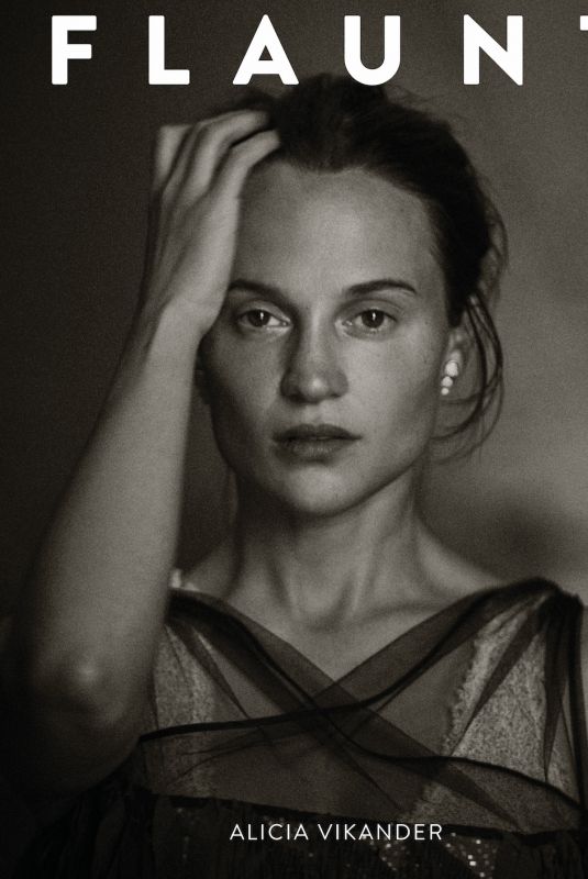 ALICIA VIKANDER for Flaunt Magazine, September 2024