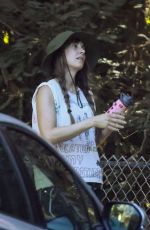 ALISON BRIE and Danny Pudi Out Hiking at Griffith Park in Los Feliz 08/27/2024