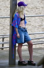 ALLEGRA OVERTON Poses for a Bonds Underwear Shoot in Bondi 08/16/2024