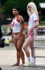 ALLEGRA OVERTON Poses for a Bonds Underwear Shoot in Bondi 08/16/2024