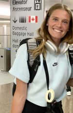 ALYSHA NEWMAN Arrives at Toronto Airport 08/14/2024