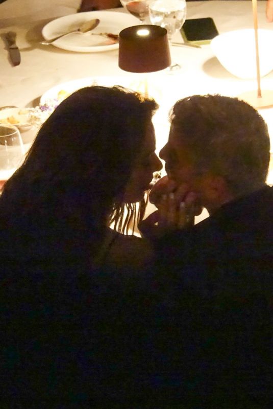AMAL and George CLOONEY at a Dinner Date at Villa D