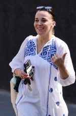 AMANDA ABBINGTON Arrives for Theatre Rehearsals in London 07/30/2024