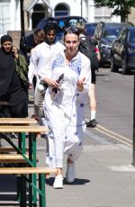 AMANDA ABBINGTON Arrives for Theatre Rehearsals in London 07/30/2024