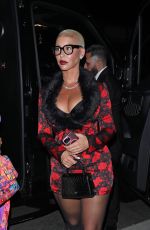 AMBER ROSE Leaves Giorgio Baldi in Santa Monica 08/27/2024