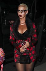 AMBER ROSE Leaves Giorgio Baldi in Santa Monica 08/27/2024