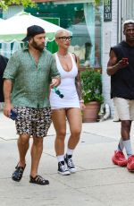 AMBER ROSE Out with a Friend in New York 08/16/2024
