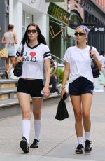 AMELIA and DELILAH HAMLIN Out and About in New York 07/31/2024