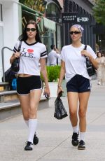 AMELIA and DELILAH HAMLIN Out and About in New York 07/31/2024