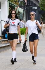 AMELIA and DELILAH HAMLIN Out and About in New York 07/31/2024