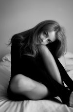 AMELIA GETHING - Black and White Photoshoot, August 2024