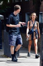 AMELIA WINDSOR and Ollie Lewis Out in London 08/09/2024