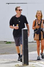 AMELIA WINDSOR and Ollie Lewis Out in London 08/09/2024