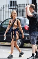 AMELIA WINDSOR and Ollie Lewis Out in London 08/09/2024