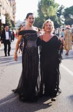 AMY JACKSON and ALBERTA FERRETTI Leaves Hotel Excelsior in Venice 08/28/2024