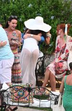 AMY JACKSON at a Pool Party with Friends at Giardini del Fuenti in Lido 08/26/2024