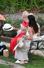 AMY JACKSON at a Pool Party with Friends at Giardini del Fuenti in Lido 08/26/2024