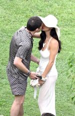 AMY JACKSON at a Pool Party with Friends at Giardini del Fuenti in Lido 08/26/2024