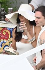 AMY JACKSON at a Pool Party with Friends at Giardini del Fuenti in Lido 08/26/2024