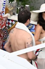 AMY JACKSON at a Pool Party with Friends at Giardini del Fuenti in Lido 08/26/2024
