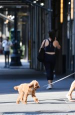 AMY ROBACH Out for a Dog Walk in New York 08/25/2024