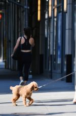 AMY ROBACH Out for a Dog Walk in New York 08/25/2024