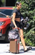 ANGEL REESE Leaves Her Hotel in Los Angeles 08/17/2024
