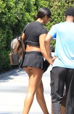 ANGEL REESE Leaves Her Hotel in Los Angeles 08/17/2024