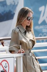 ANGELINA JOLIE Arrives in Venice for 81st Venice International Film Festival 08/27/2024