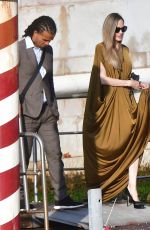 ANGELINA JOLIE Heading to Maria Premiere at Venice Film Festival 08/28/2024