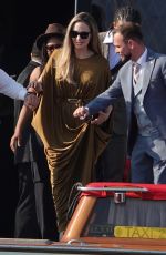 ANGELINA JOLIE Heading to Maria Premiere at Venice Film Festival 08/28/2024