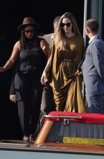 ANGELINA JOLIE Heading to Maria Premiere at Venice Film Festival 08/28/2024