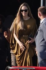 ANGELINA JOLIE Heading to Maria Premiere at Venice Film Festival 08/28/2024