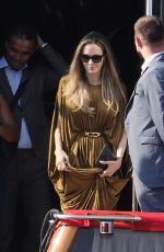ANGELINA JOLIE Heading to Maria Premiere at Venice Film Festival 08/28/2024